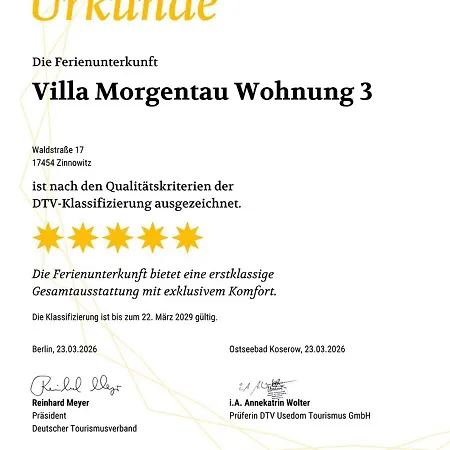 公寓 Luxusappartment Morgentau *